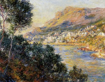 ブルック川の流れ Painting - ロクブリュヌ クロード モネから見たモンテカルロ 風景川